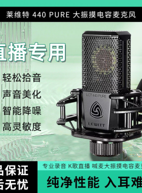 LEWITT/莱维特 LCT440 PURE 电容麦克风录音直播套装