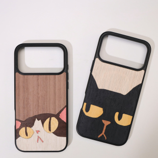 原木质magsafe磁吸新款 手机壳适用于苹果17三星S24ultra全包iphone16ProMax小众高级感简约15plus防摔保护壳