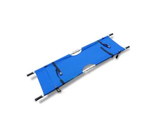 谋福 医用加厚折叠担架 救护车担架急救担架 蓝色