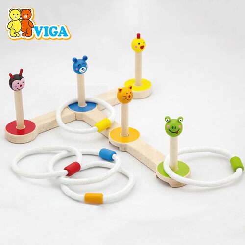 VIGA动物套圈投掷套环游戏儿童