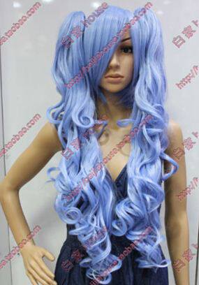 cosplay假发 VOCALOID V家RUKA/LUKA巡音COS假发100CM虎口夹马尾