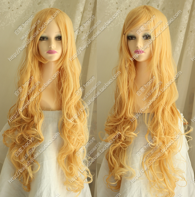 cos假发淡金水纹卷公主女皇时尚软妹 雾雨魔理沙 八云紫 日常假发