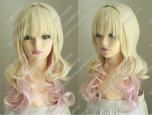 小森ユイYui混色水蜜桃渐变梨花头 LOVERS cos假发 DIABOLIK 原版