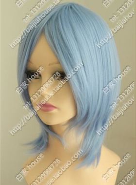 冰蓝色短发 黑子篮球女体性转 收脸msn短发 动漫道具cosplay假发