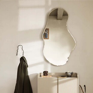 丹麦ferm living镜子Pond Mirror湖泊镜异形墙装饰镜浴室卧室北欧