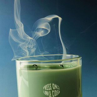 白鹿同款PRESS ONLY宝石山下苹果苏打拿铁烟熏曲奇香氛蜡烛木质调