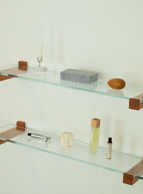 GASKA MEANDROS Wall Shelf 玻璃壁挂上墙层板置物架装饰板组合