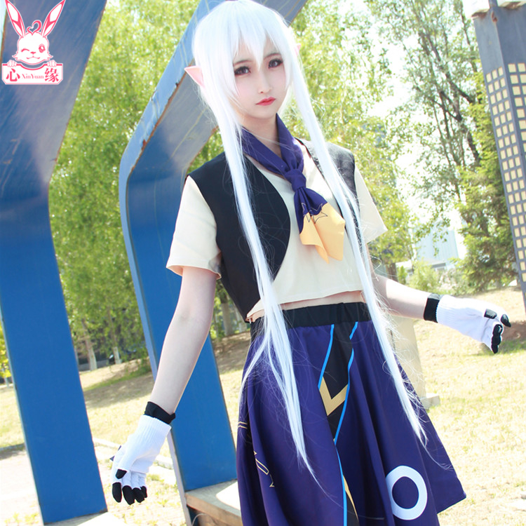心缘已授权 凹凸世界宇宙系列格瑞性转cosplay服装假发雷狮安迷修