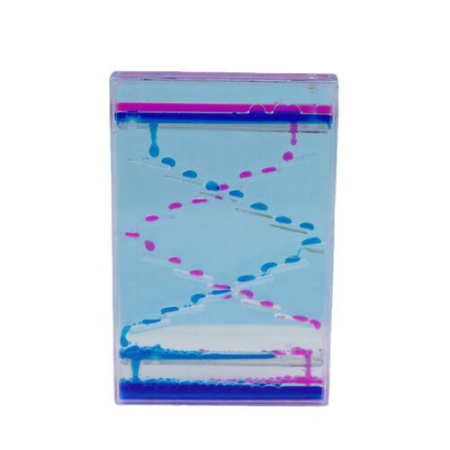 创意四方滴发呆礼品液体沙漏油漏摆件送学生老师礼物