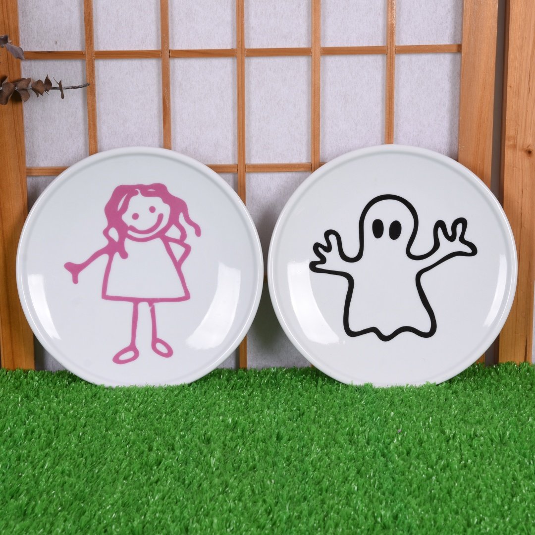 伯顿bodum孩童实用艺术陶瓷盘子