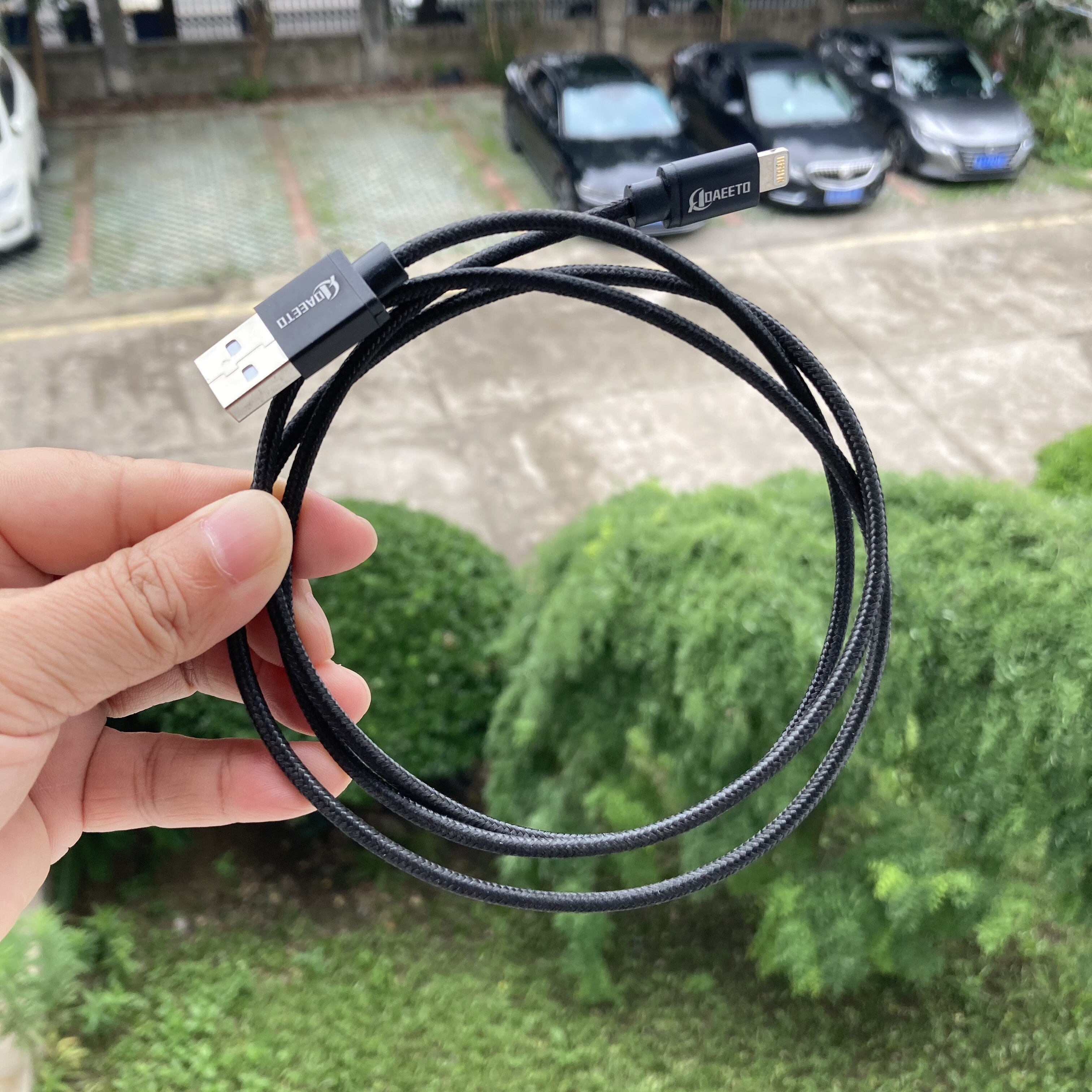 出口外贸官方MFI认证C48苹果数据线USB-lightning编织线快充数据线1米适用苹果lightning接口手机平板充电图片