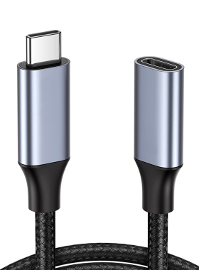 Type-c延长线公转母转接线USB3.1数据线4K投屏线扩展坞硬盘连接线