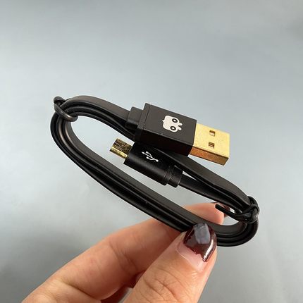 镀金头！充电宝伴侣！纯铜四芯可传数据扁平usb充电线micro数据线