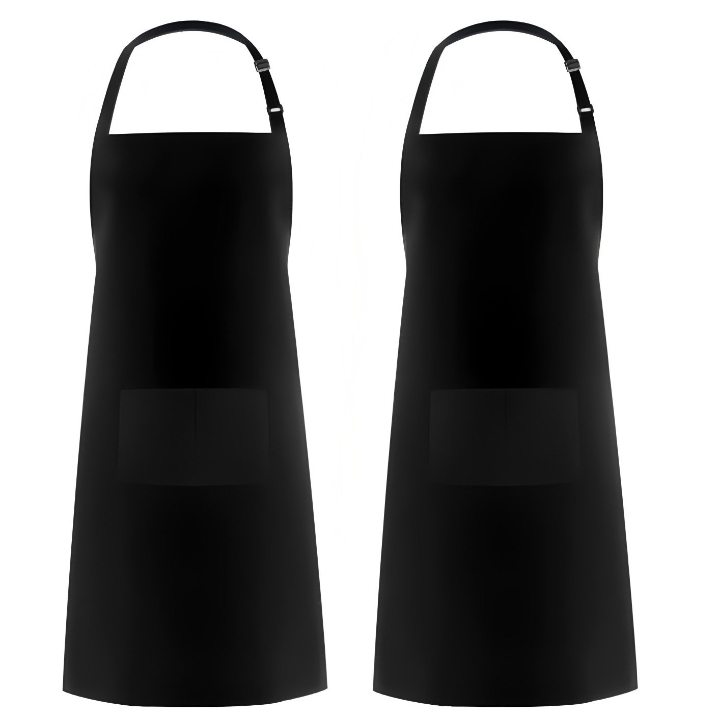 两件装！高级感餐饮工作服围裙家用成人厨房卫生围腰服务员围裙布