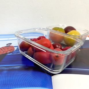 厚比城墙 带盖玻璃保鲜碗饭盒微波炉加热密封便当盒 1953年老厂