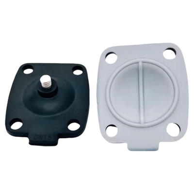 双层分体隔膜片盖米型四氟隔膜片