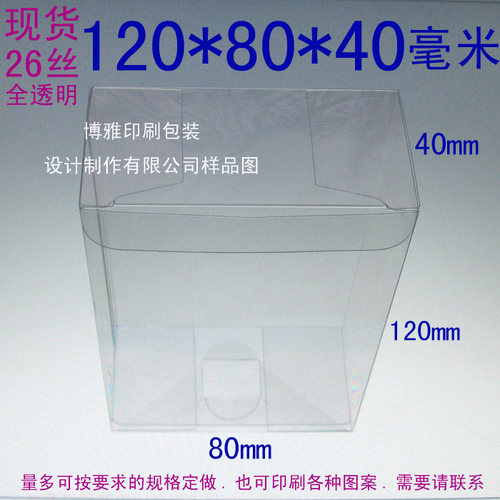 【厂家批发】现货直销车模展示盒透明pvc手办包装盒子120*80*40mm - 封面