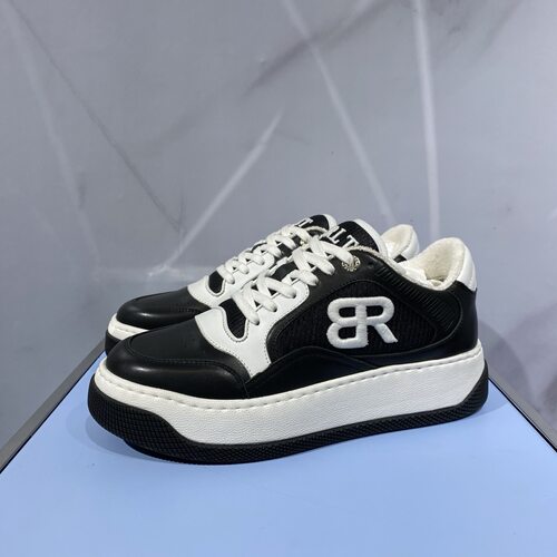 BUZZ ROBBINS 春夏logo字母刺绣男士系带休闲鞋板鞋 BR4001