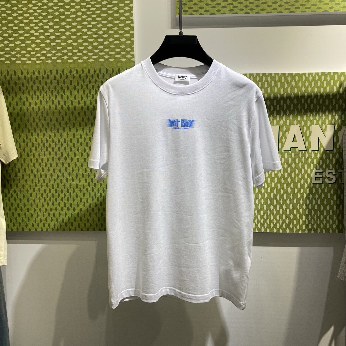 Wit Boy 26春夏新款胸前小标logo字母印花男士圆领短袖T恤 TX5137