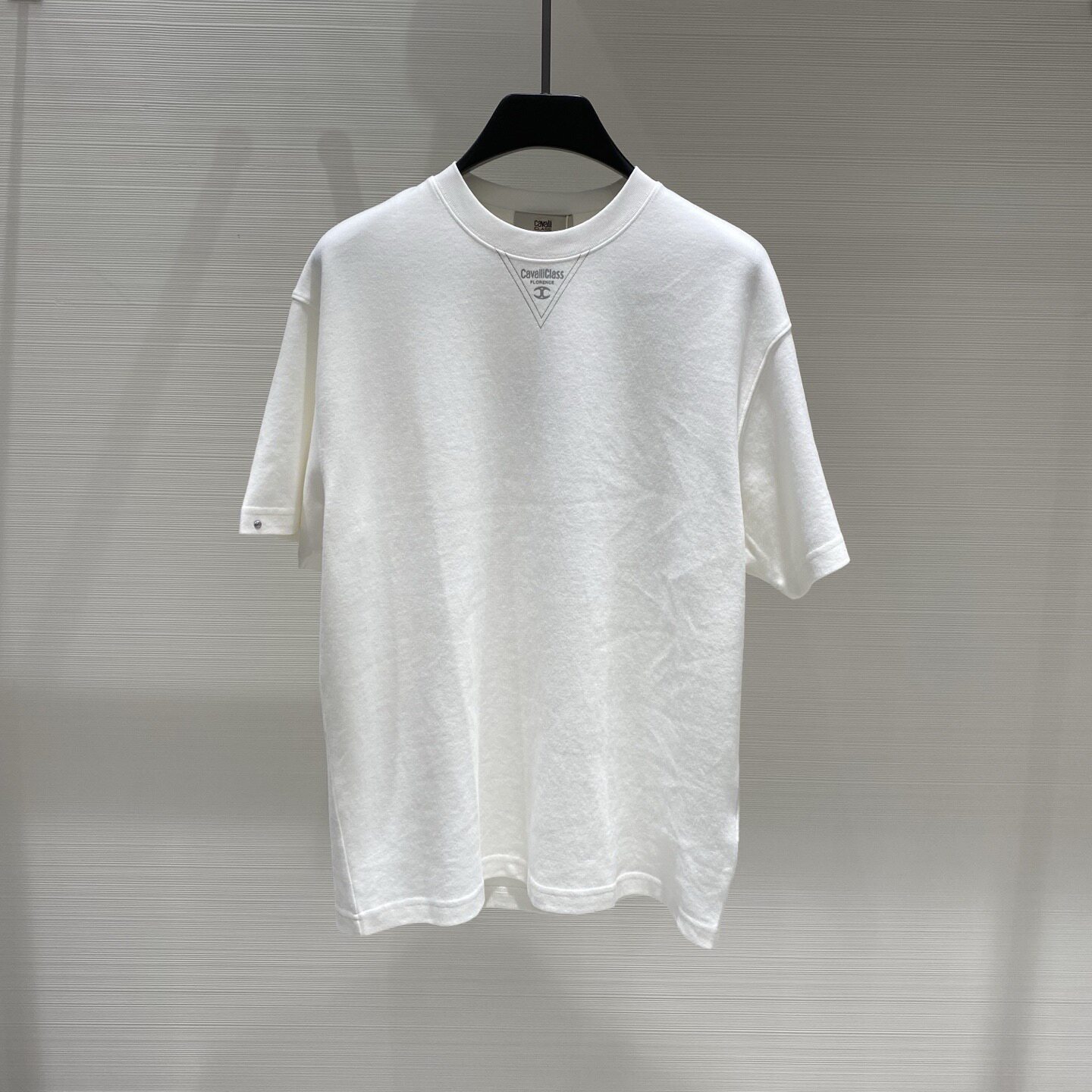 Cavalli Class 男装26秋冬新款logo字母印花男士短袖T恤 2F3011