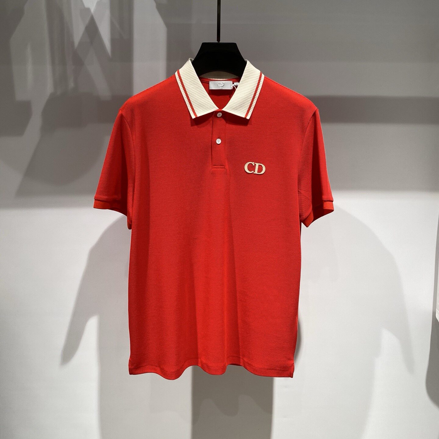 CDHOMME 26春夏新款logo字母贴布刺绣男士翻领短袖POLO衫 860935