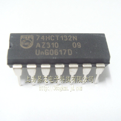 【高科美芯】IC集成电路74HCT132N DIP14直插 逻辑门 芯片 全新