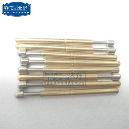 【高科美芯】 探针P75-D1.3 黄铜与磷铜管镀金 1.02mm*17mm鸿杰测