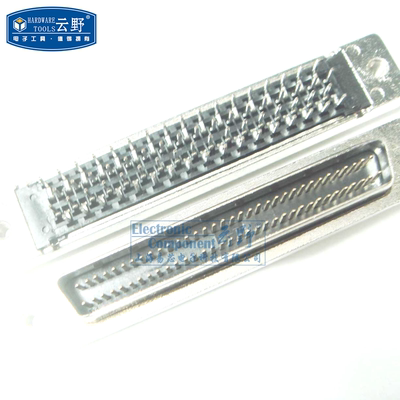 【高科美芯】 串口座SCSI-68P 68芯直针公头焊板 连接器DB形（一