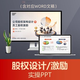 股权架构设计与股权激励方案PPT课件 新公司法合规创始人老板必备