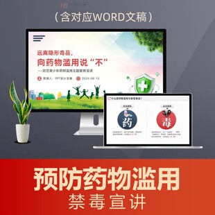 防范麻精药品滥用与新型毒品宣讲PPT课件 青少年校园禁毒主题班会
