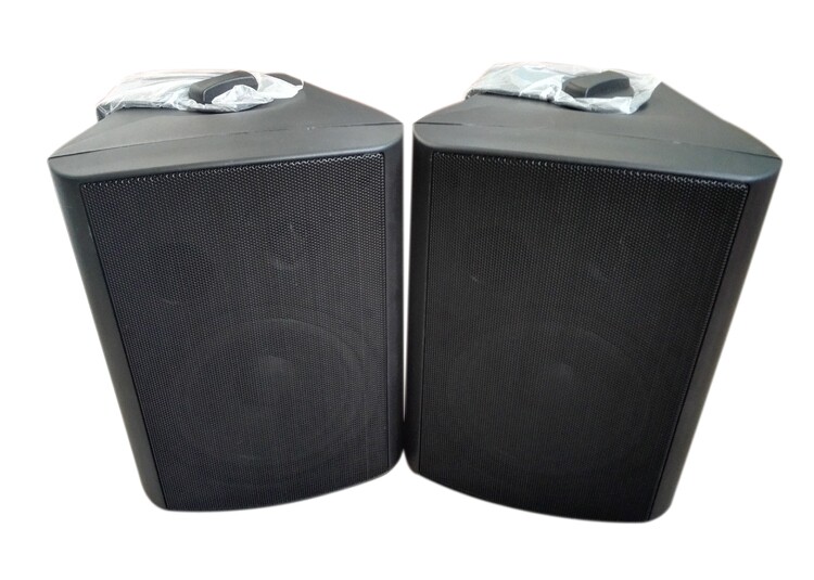 黑色定阻环绕音响6.5寸30W-60W广播会议教学商铺工程壁挂无源音箱