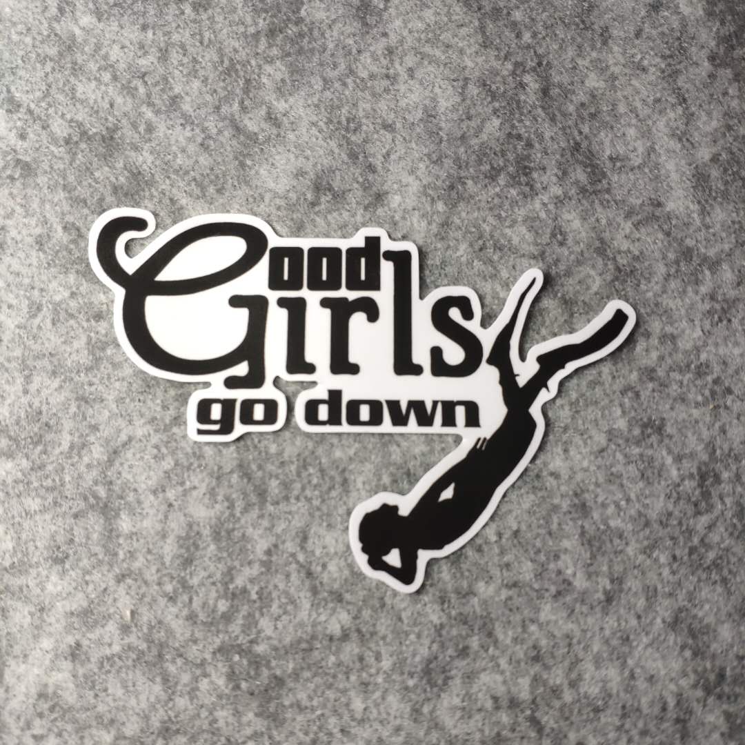 dive padi潜水爱好者装备潮流改装汽车贴摩托贴纸搞笑烫画贴d1069