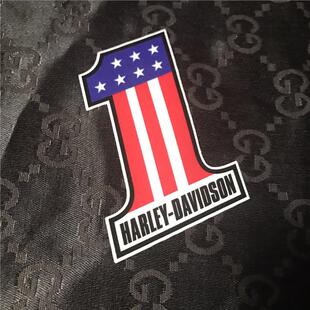 汽车摩贴车身贴适用于哈雷精神摩托车 美国1号星条旗  M15 USA