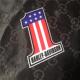 M15 汽车摩贴车身贴适用于哈雷精神摩托车 美国1号星条旗 USA
