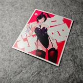 美女日漫潮流搞怪搞笑贴画摩托汽车电动车滑雪板贴纸车窗贴D3169