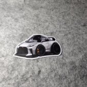 摩托车身划纹贴个性 贴纸WRC汽车拉力赛贴画反光贴车贴D2815 改装