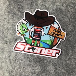 饰遮痕个性 改装 贴纸滑板卡通装 机车摩托个性 车贴D873 车警示新款