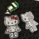 车 机器小猫贴纸 摩托车外饰M43 贴纸 女生改装 KT猫 汽车改装