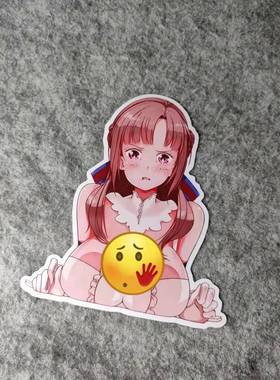 卡通日漫画二次元漫画老婆酱改装汽车摩托贴纸痛车小窗车贴D2279