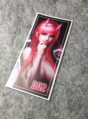 dm实习日系潮流改装二次元动漫汽车贴摩托贴纸侧窗划痕烫画D1321