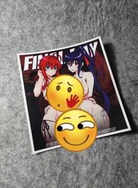 日漫车贴画摩托贴烫画划纹贴卡通美女动漫二次元超级D2912