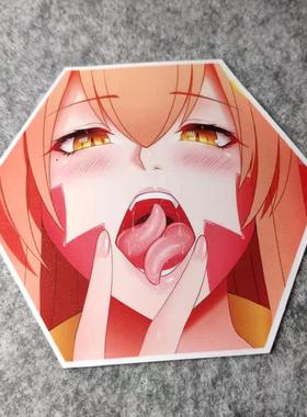 日装甲系DM潮流改装汽车贴摩托贴纸搞笑二次元划纹烫画车贴D1875