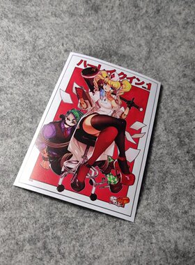 小丑女汽车摩托装饰贴改装车贴后窗划纹油箱贴漫威漫画英雄D2188