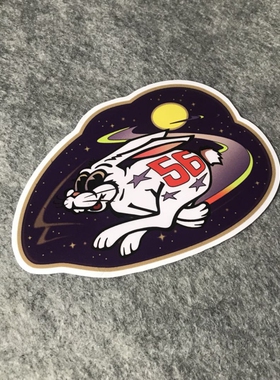 改装车贴汽车摩托车贴罗西46VR兔子头盔AIUL划痕车贴漂移贴D462