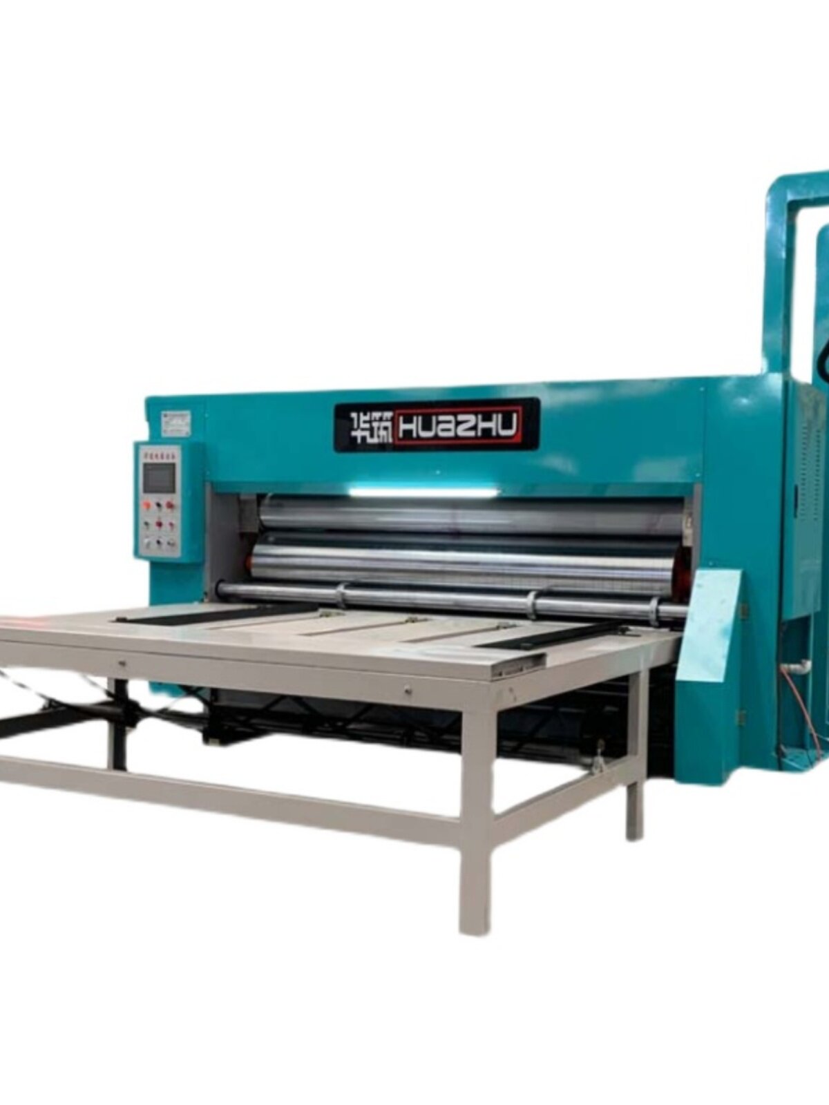 华筑纸箱机械设备 半自动瓦楞纸板单色四色印刷开槽模切机 链条机