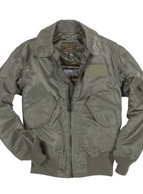 美国制造正品Cockpit经典USA短款36P尼龙棉服男外套Z2285