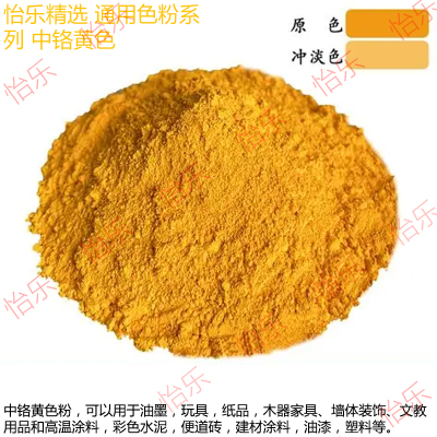 中铬黄/铬黄粉绘画配色模型