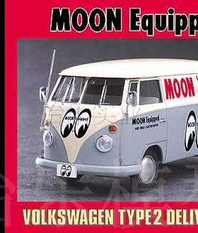 长谷川 1：24 20249 大众 TYPE2 DELIVERY VAN MOON Equipped 车