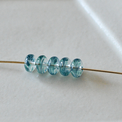 玻璃油画配色灯工珠DIY串珠