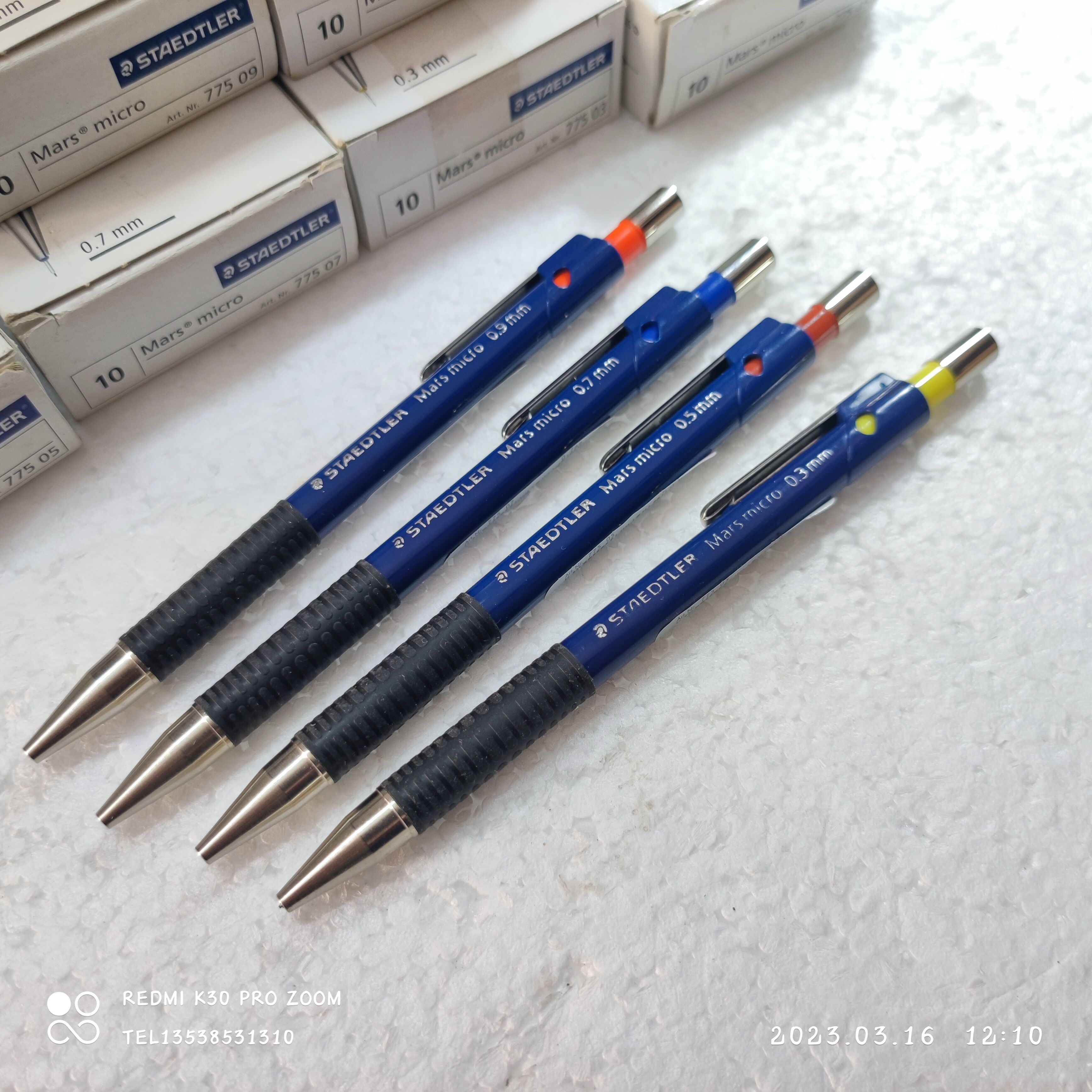 德国staedtler施德楼775珠宝石首饰设计手绘图 伸缩嘴自动铅笔0.